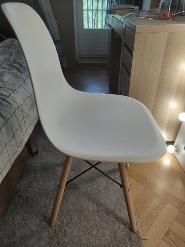 Пластиковый стул Eames PC-015 желтый фото покупателя 374