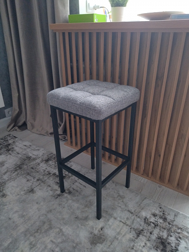 Барный стул Лофт линкольн белый / белый матовый фото покупателя 90