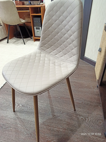 Стул на металлокаркасе Capri blue / white фото покупателя 69