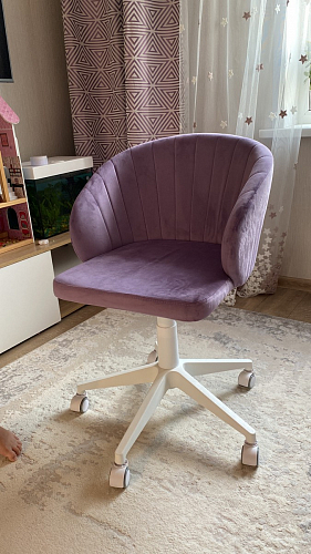 Компьютерное кресло Пард экокожа белый фото покупателя 161