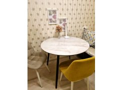 Стеклянный стол Анселм белый фото покупателя 15