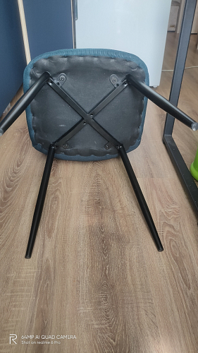 Стул на металлокаркасе Lilu dark grey / black фото покупателя 38