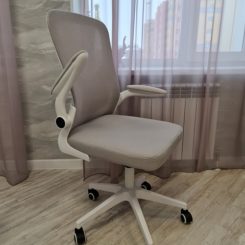 Компьютерное кресло Konfi gray / blue / white фото покупателя 113