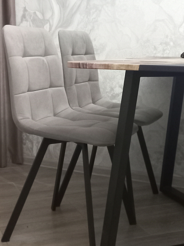 Стул на металлокаркасе Чилли бирюзовый / черный фото покупателя 909