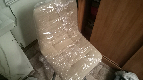 Стул на металлокаркасе Чилли бежевый / белый каркас фото покупателя 786