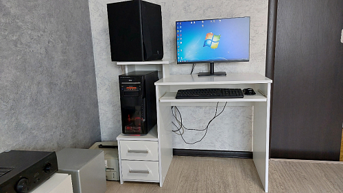 Компьютерный стол Джаз-24 правый дуб сонома фото покупателя 109