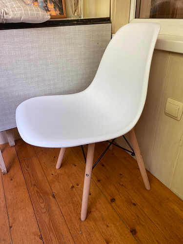 Стул Cindy Eames mod. 001 khaki / natural фото покупателя 411