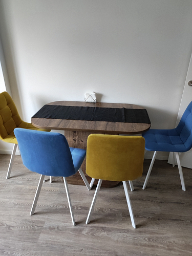 Комплект стульев Чилли 2 шт бежевый / черный фото покупателя 940