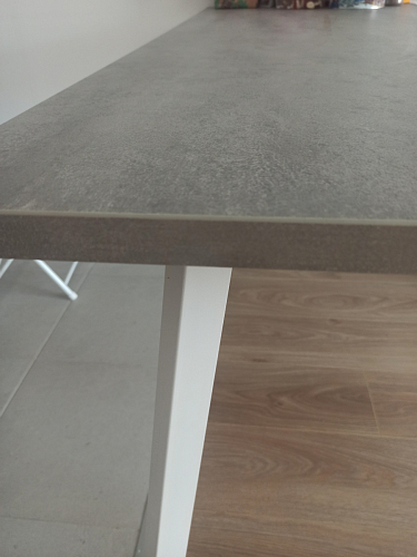 Стол Тринити Лофт 120 32 мм дуб галифакс табако / черный матовый фото покупателя 928