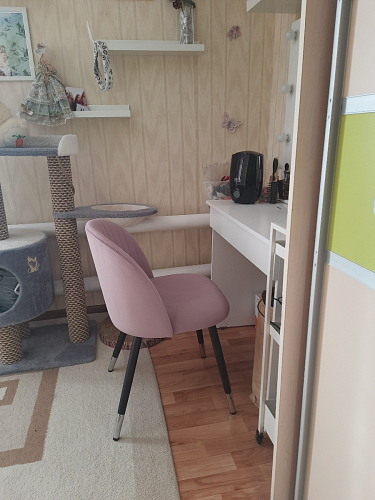 Стул на металлокаркасе Gabi 1 dark gray / black фото покупателя 491