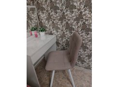 Стул на металлокаркасе Чилли светло-серый / черный фото покупателя 172