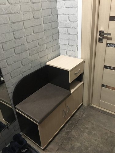 Обувница Аврора дуб млечный / венге фото покупателя 138