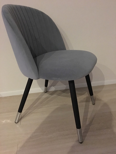 Стул на металлокаркасе Gabi gray / black фото покупателя 991