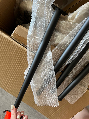 Стул на металлокаркасе Gabi gray / black фото покупателя 343