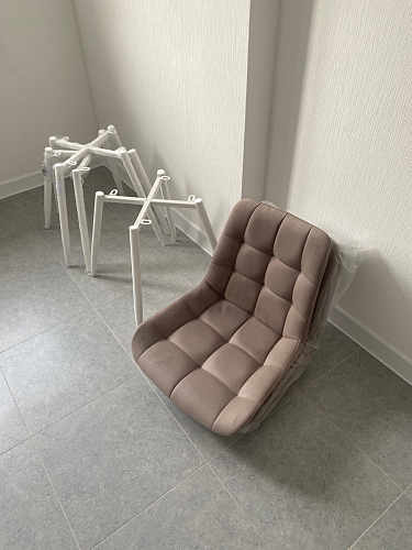 Комплект стульев Стронг 4 шт темно-серый / черный фото покупателя 185