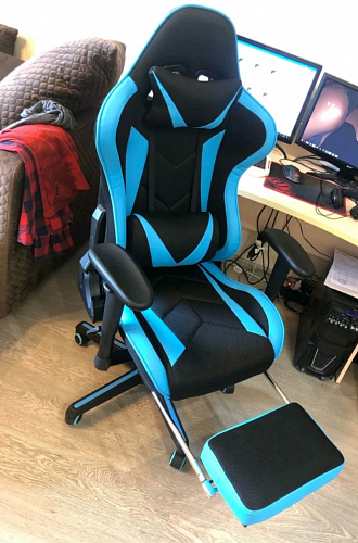 Компьютерное кресло Kano 1 light blue / black фото покупателя 46