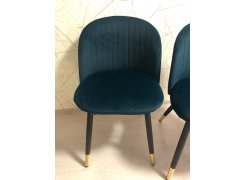 Стул на металлокаркасе Gabi blue / black фото покупателя 147