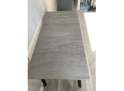 Стол Тринити Лофт 120 32 мм бетон / черный матовый фото покупателя 244