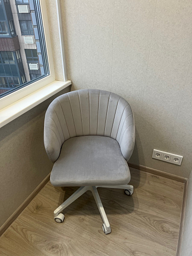 Компьютерное кресло Пард экокожа белый фото покупателя 143