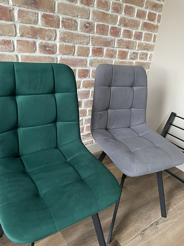 Стул Чилли 2 темно-серый  / черный фото покупателя 670