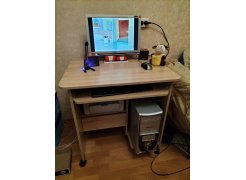 Стол компьютерный КСТ-10.1 бетон фото покупателя 3