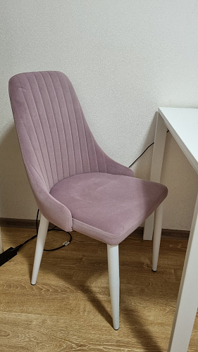 Стул на металлокаркасе Kora black / gray фото покупателя 12