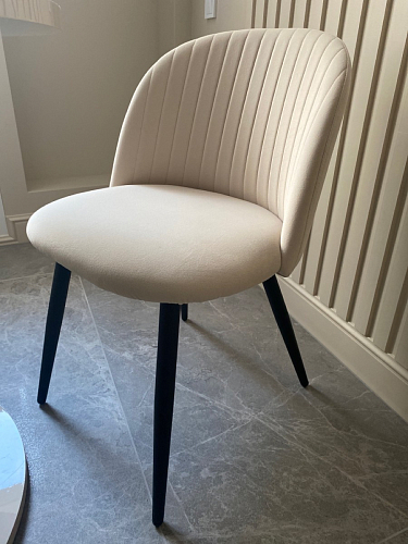 Стул на металлокаркасе Gabi 1 light purple / black фото покупателя 211