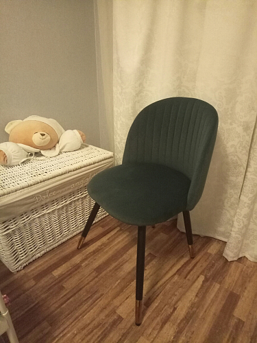 Стул на металлокаркасе Gabi 1 light purple / black фото покупателя 967