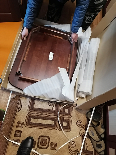 Деревянный стол Комплимент махагон фото покупателя 1