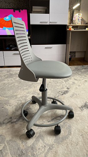 Компьютерное кресло Kiddy ткань серый фото покупателя 51