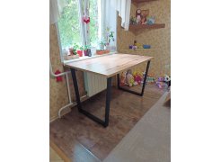 Стол Лота Лофт 120 25 мм дуб делано темный / черный матовый фото покупателя 917