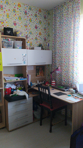 Компьютерный стол КСТ-14.1Л левый дуб сонома / белый фото покупателя 12