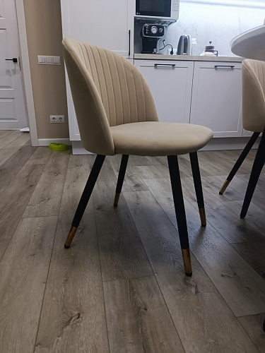 Стул на металлокаркасе Gabi gray / black фото покупателя 295