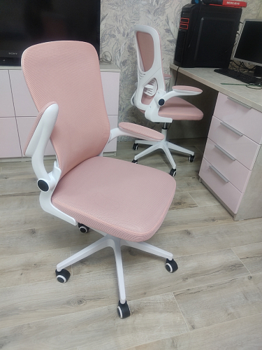 Компьютерное кресло Konfi pink / white фото покупателя 16