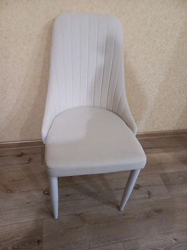 Стул на металлокаркасе Kora white / gray фото покупателя 10