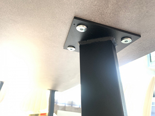 Стол Тринити Лофт 120 32 мм дуб галифакс табако / черный матовый фото покупателя 46