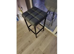 Барный стул Лофт кожзам d1 / черный матовый фото покупателя 79