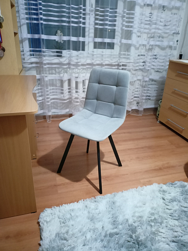 Стул на металлокаркасе Чилли зеленый / черный фото покупателя 1189