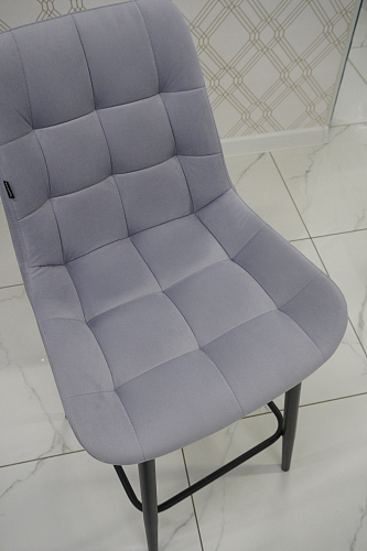 Барный стул Алст 04 velutto 52 / черный из шоурума 1