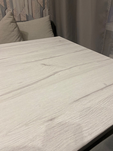 Стол Лота Лофт 120 32 мм бетон / черный матовый фото покупателя 83