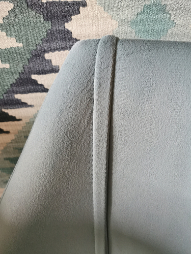 Стул на металлокаркасе Morgan light blue / black фото покупателя 18