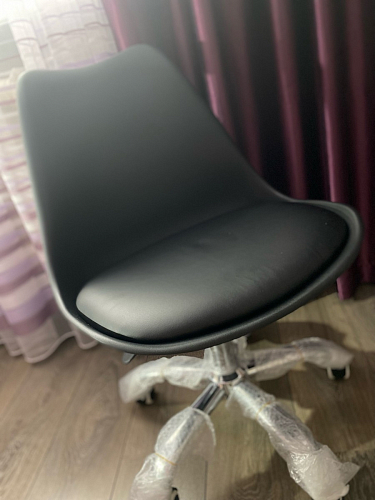 Компьютерное кресло Kolin с подушкой clear / white фото покупателя 516