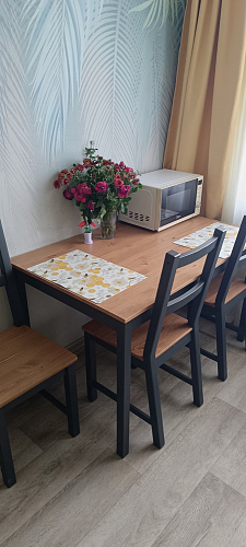 Обеденная группа Sonata/Соната антик / графит фото покупателя 13