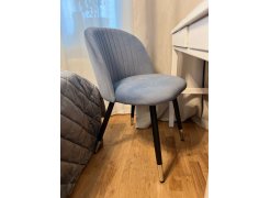 Стул на металлокаркасе Gabi 1 gray / black фото покупателя 220