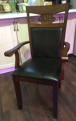 Кресло Luiza dirty oak / dark brown фото покупателя 3