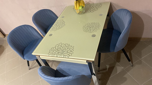 Стул на металлокаркасе Gabi gray / black фото покупателя 97