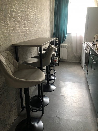 Барная стойка Дилан Лофт 120х60х90 бетон фото покупателя 53