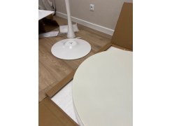 Стеклянный стол Tulip 90 white фото покупателя 36