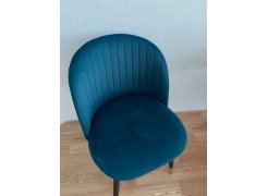 Стул на металлокаркасе Gabi 1 бежевый / черный с серебряными наконечниками фото покупателя 334