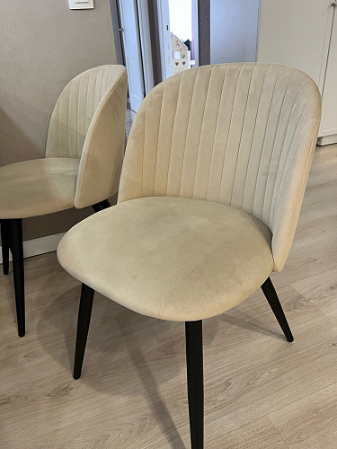 Стул на металлокаркасе Gabi 1 light purple / black фото покупателя 166